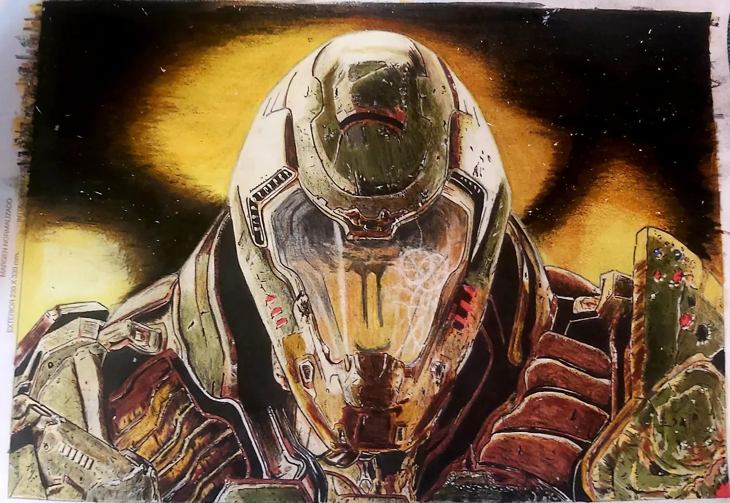 Estudios_Siverio - Doomslayer#dibujos #drawing #art #dibujo #arte #draw ...