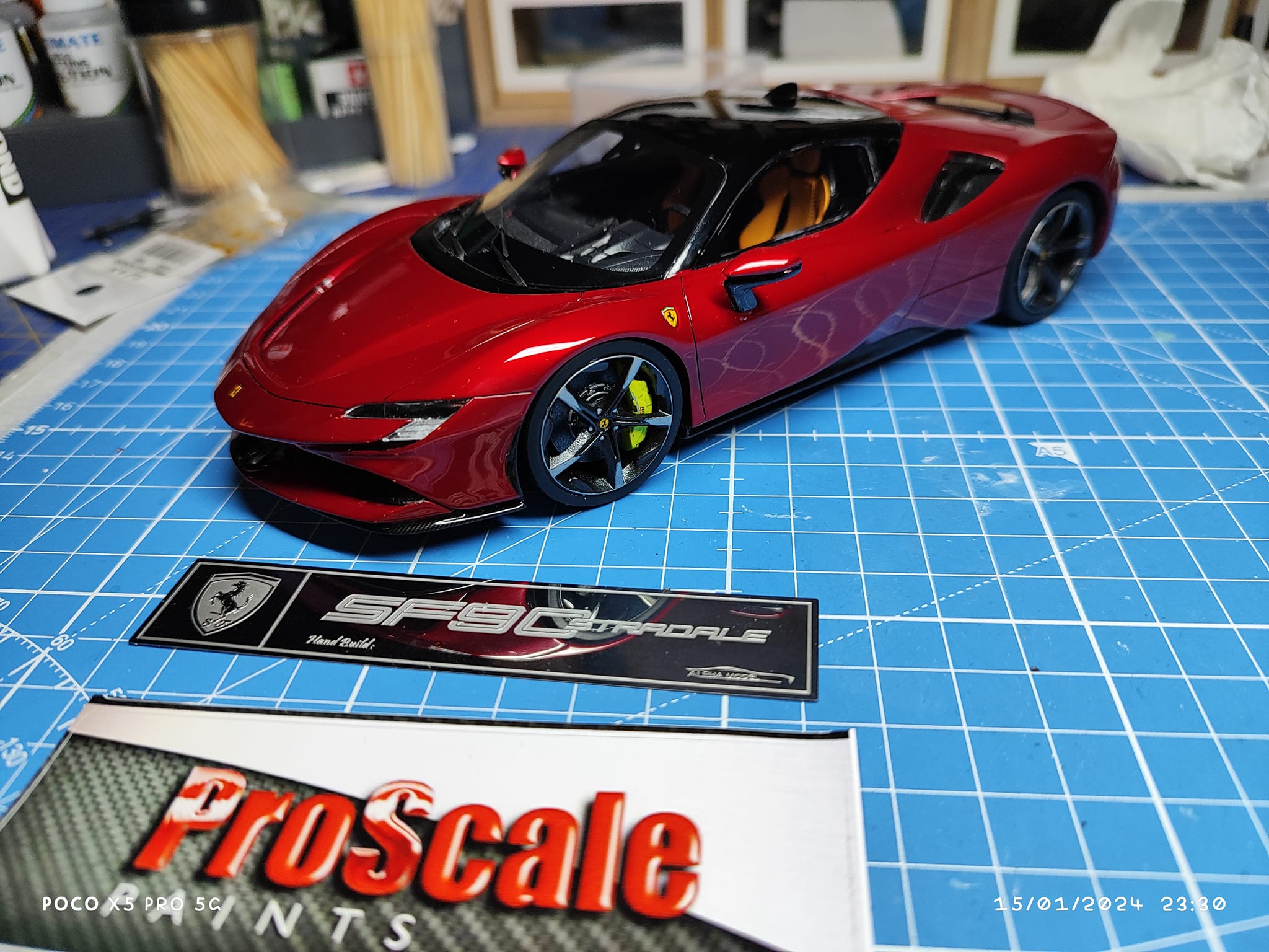 This is an favorite model I built. The Alfa Romeo Tipo 33 Stradale
