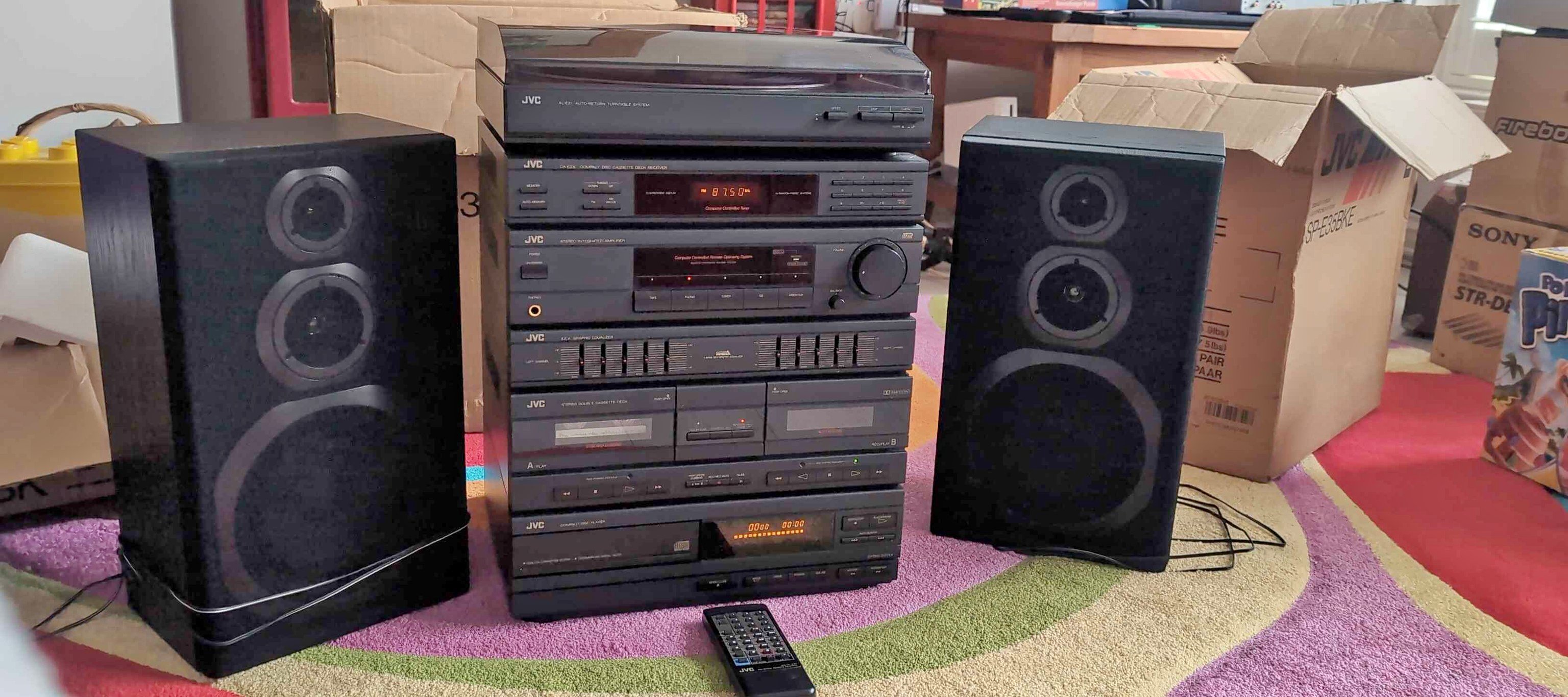 Vintage JVC Hi-Fi Stack System with Original Boxes – 1990s Retro Audio ...