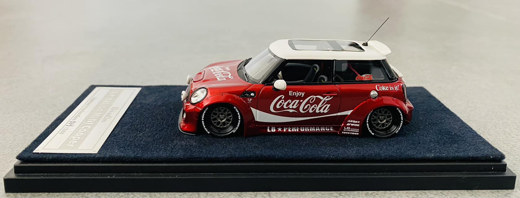 Introducing the 1:50 Scale Coca-Cola Mini Cooper Mk1 🥤✨ Shining