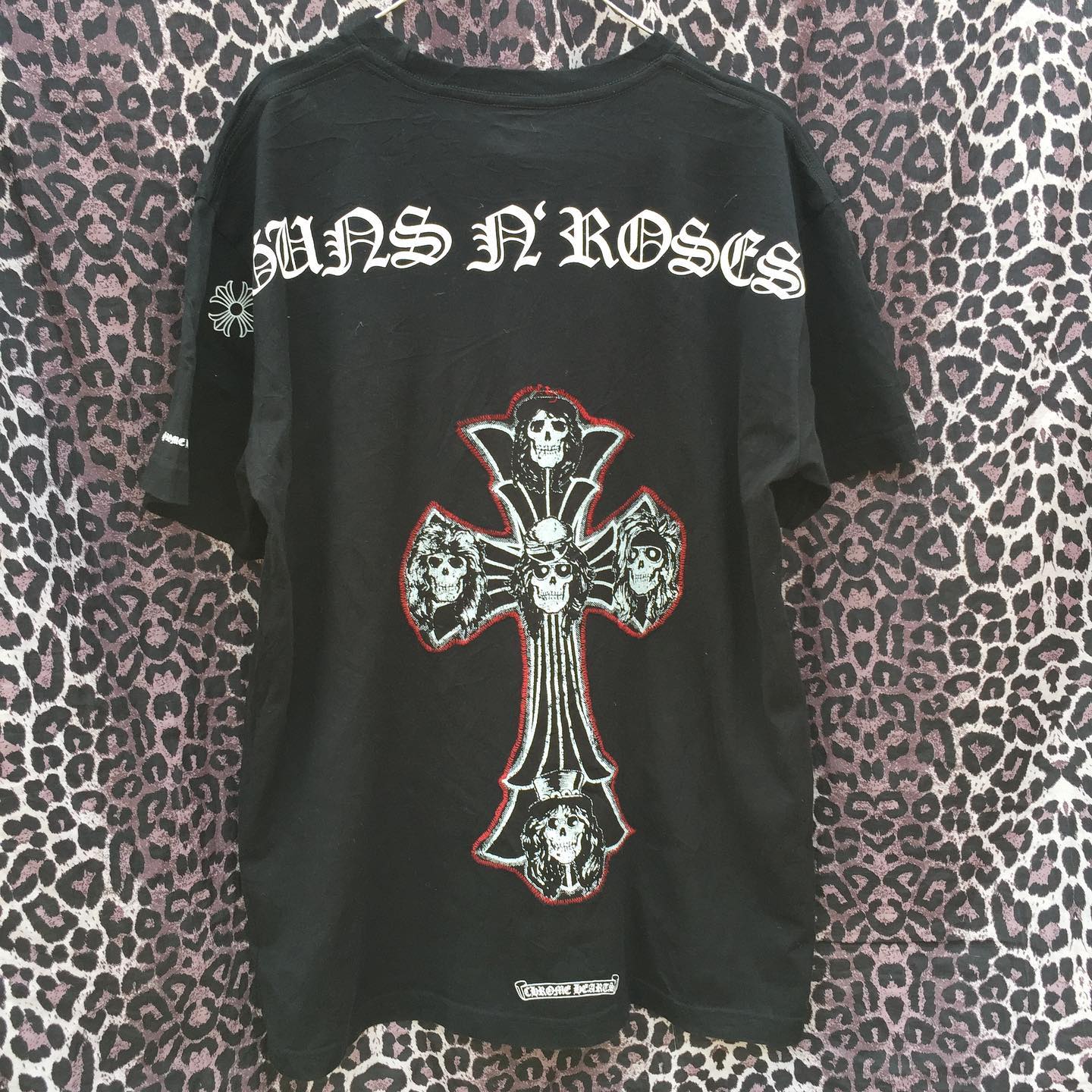 Guns n Roses X Chrome Hearts tee Size L @600/=