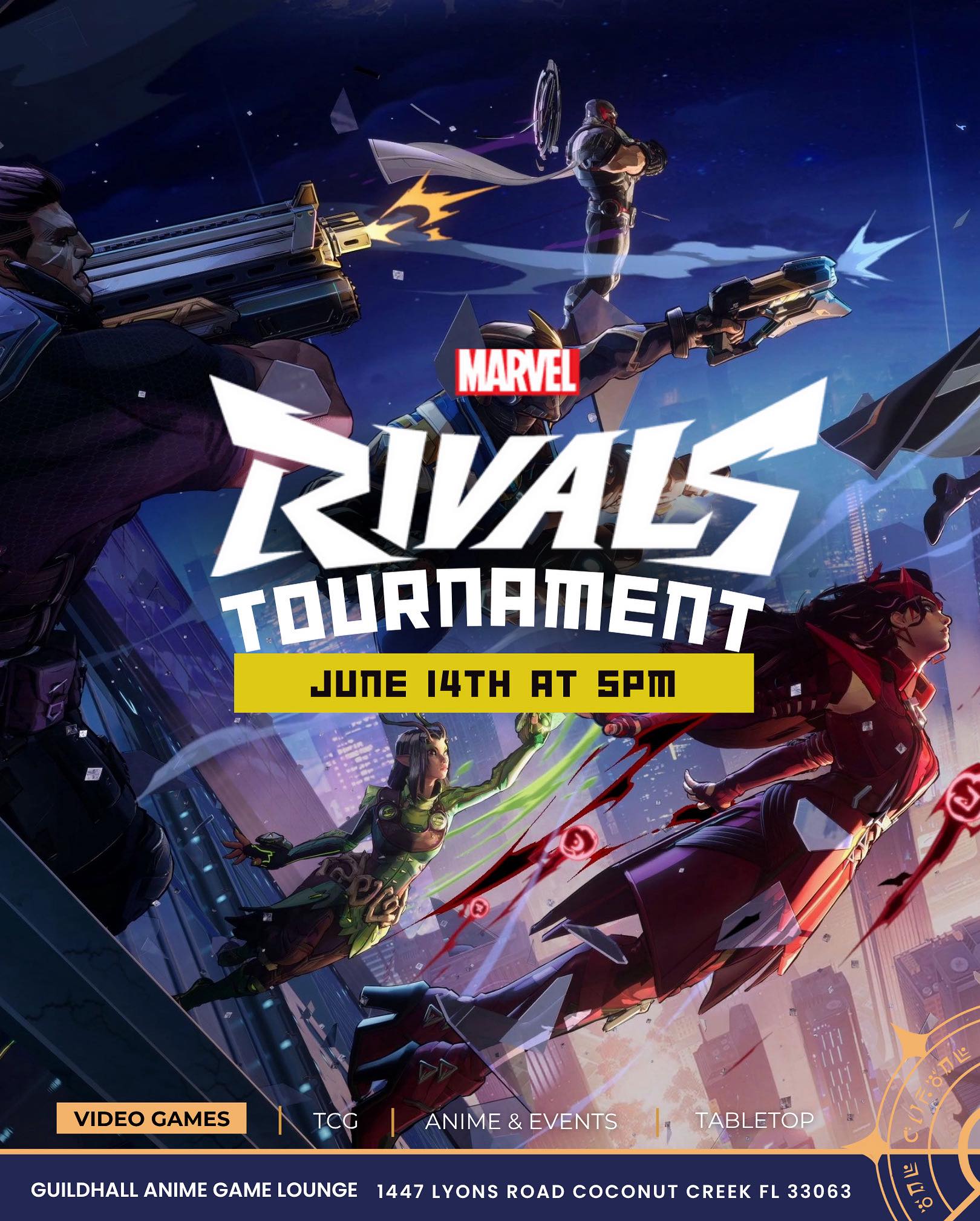 Guildhall - Marvel Rivals Tournament this Saturday 6/15 at 5PM! Form ...