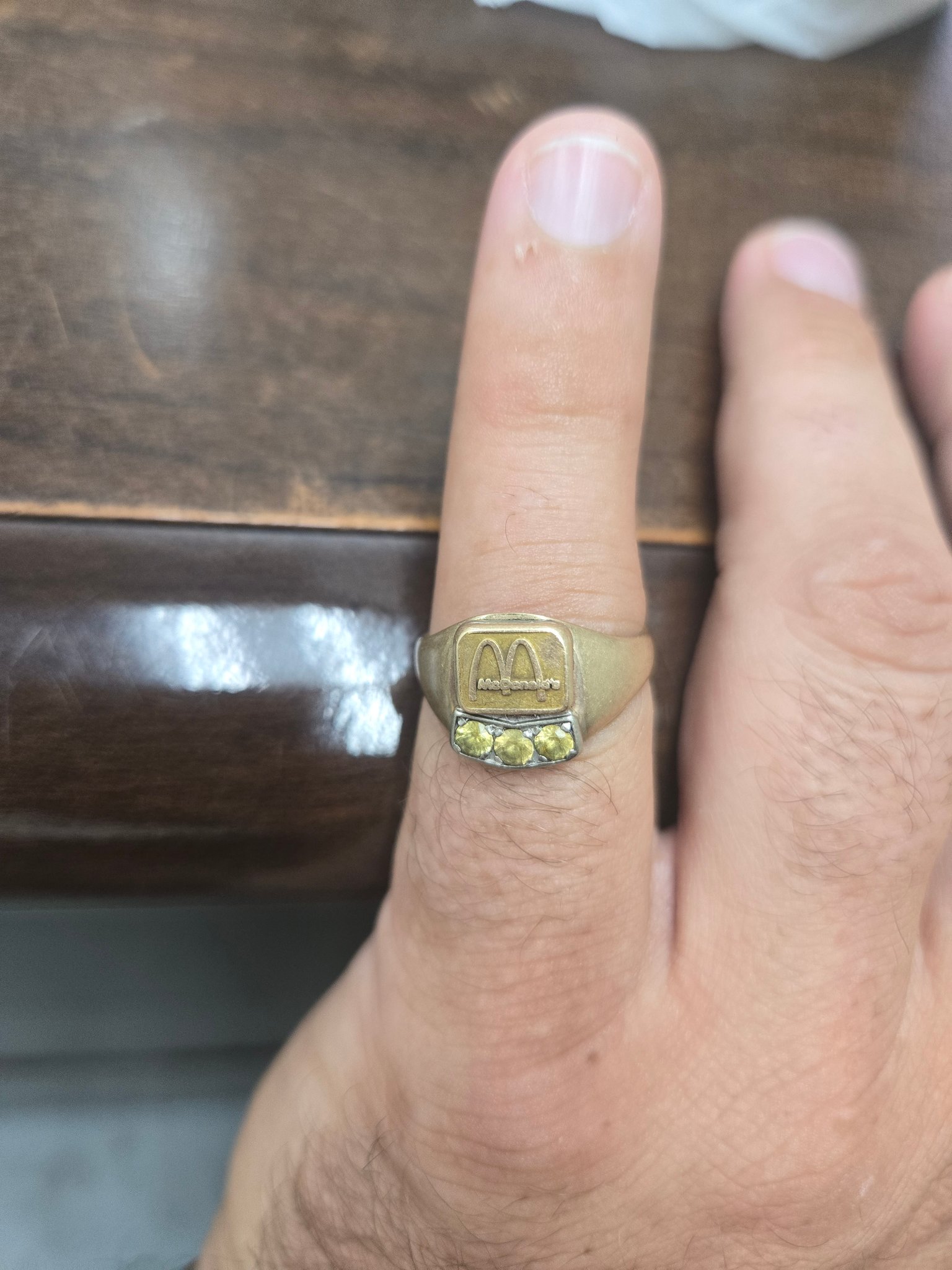 Value of 10k old McDonald's ring?