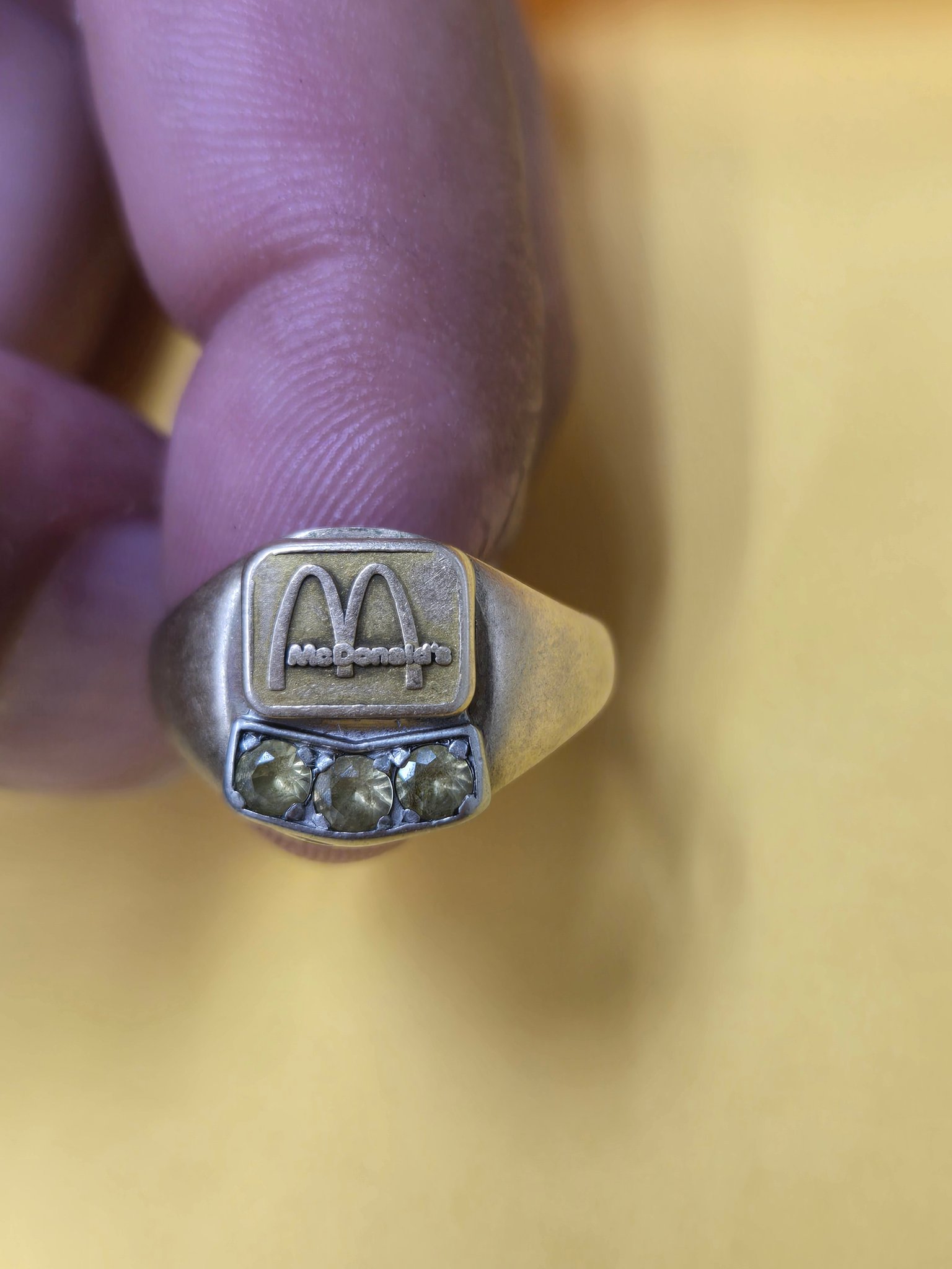Value of 10k old McDonald's ring?