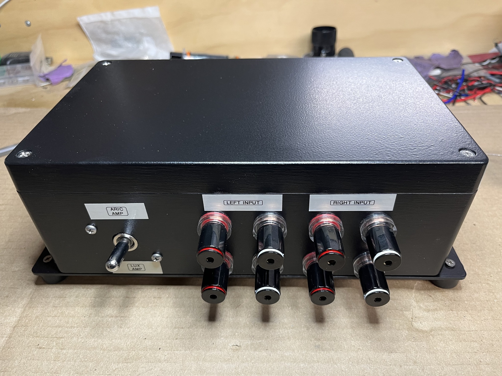 Luxman AS-5III speaker selector for multiple inputs