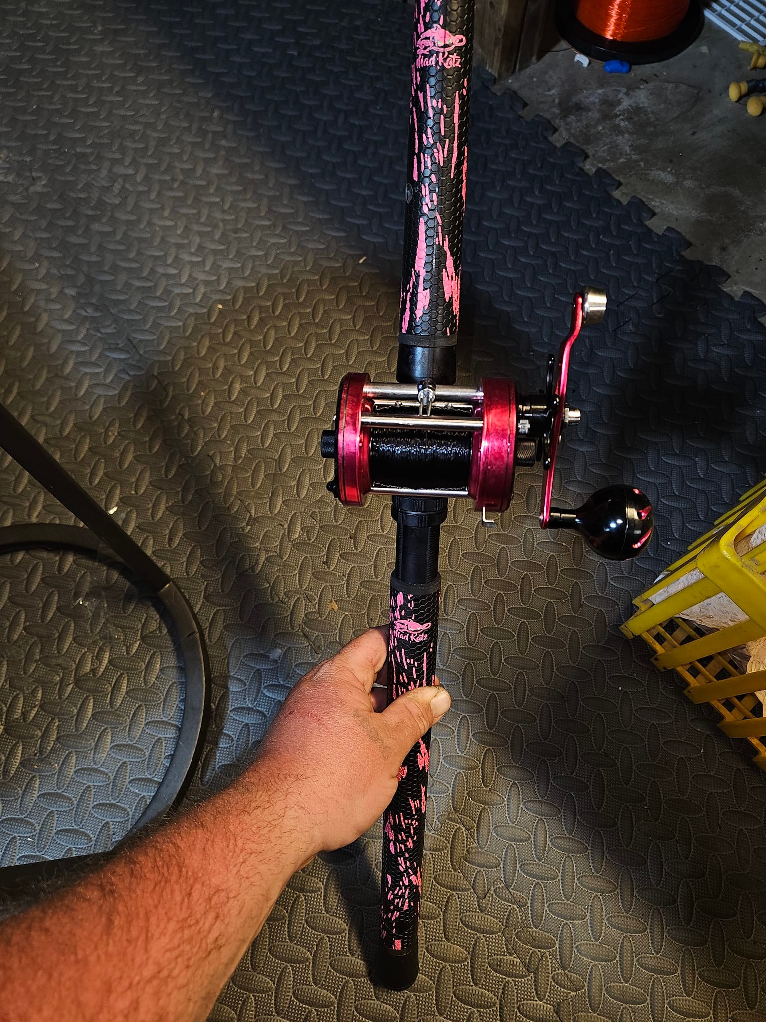 deepsea fishing reel Trolling Reel: 3.3:1 Fishing fabric and versatility. Size:4 (7 pk) 1pc carp fishing hook