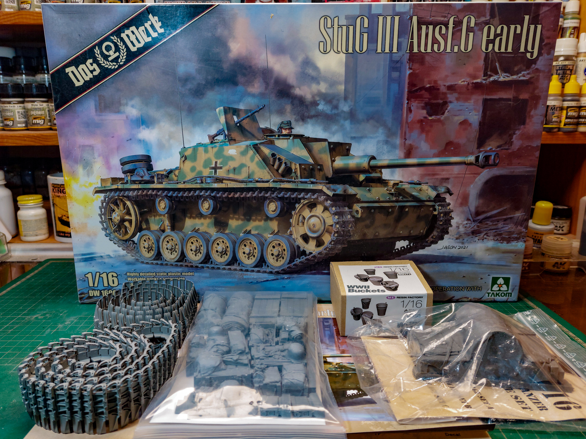 DAS WERK maquette militaire DWF015 Ensemble d'équipage Panzer III / IV 1/16