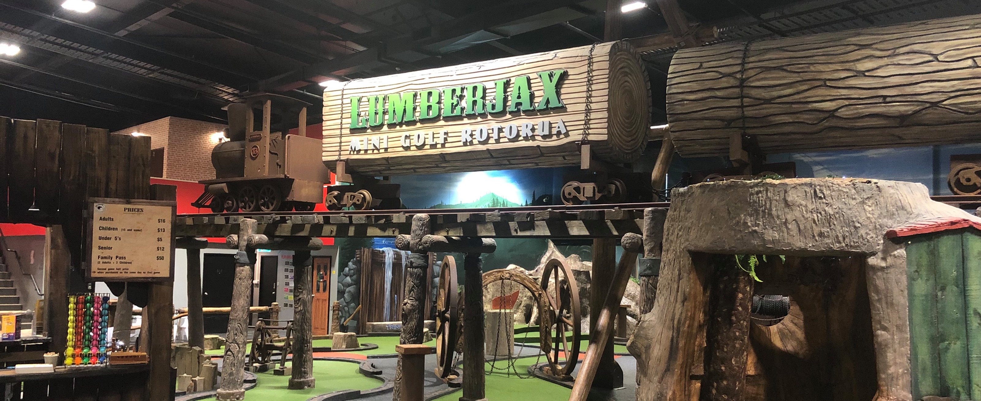 Lumberjax Mini Golf | Rotorua