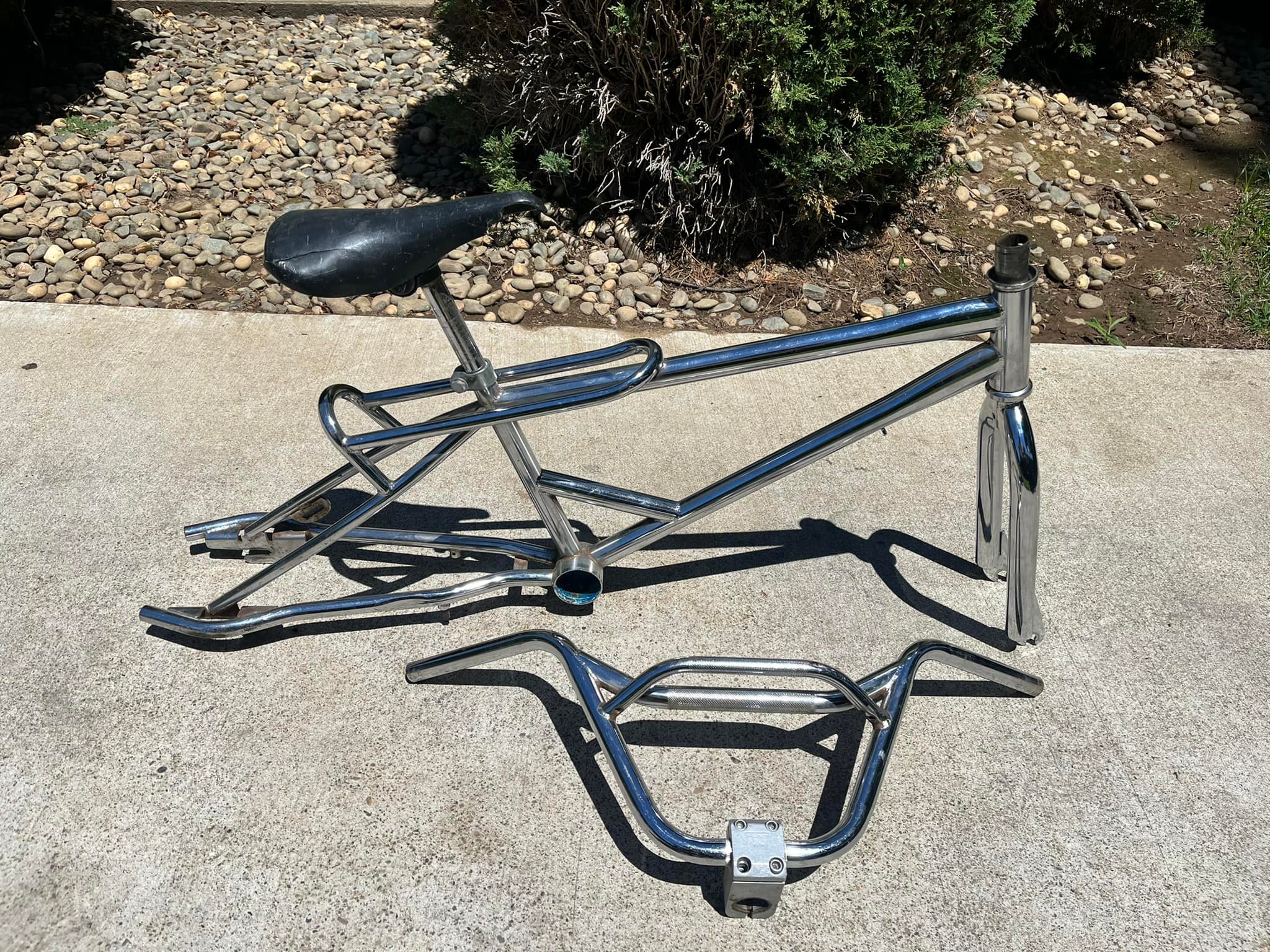 BMX ブランド不明 What make is this old school BMX frame with ZX