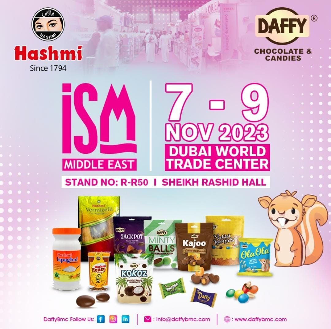 Hashmi Pakistan - WE ARE COMING TO ISM MIDDLE EAST WITH...
