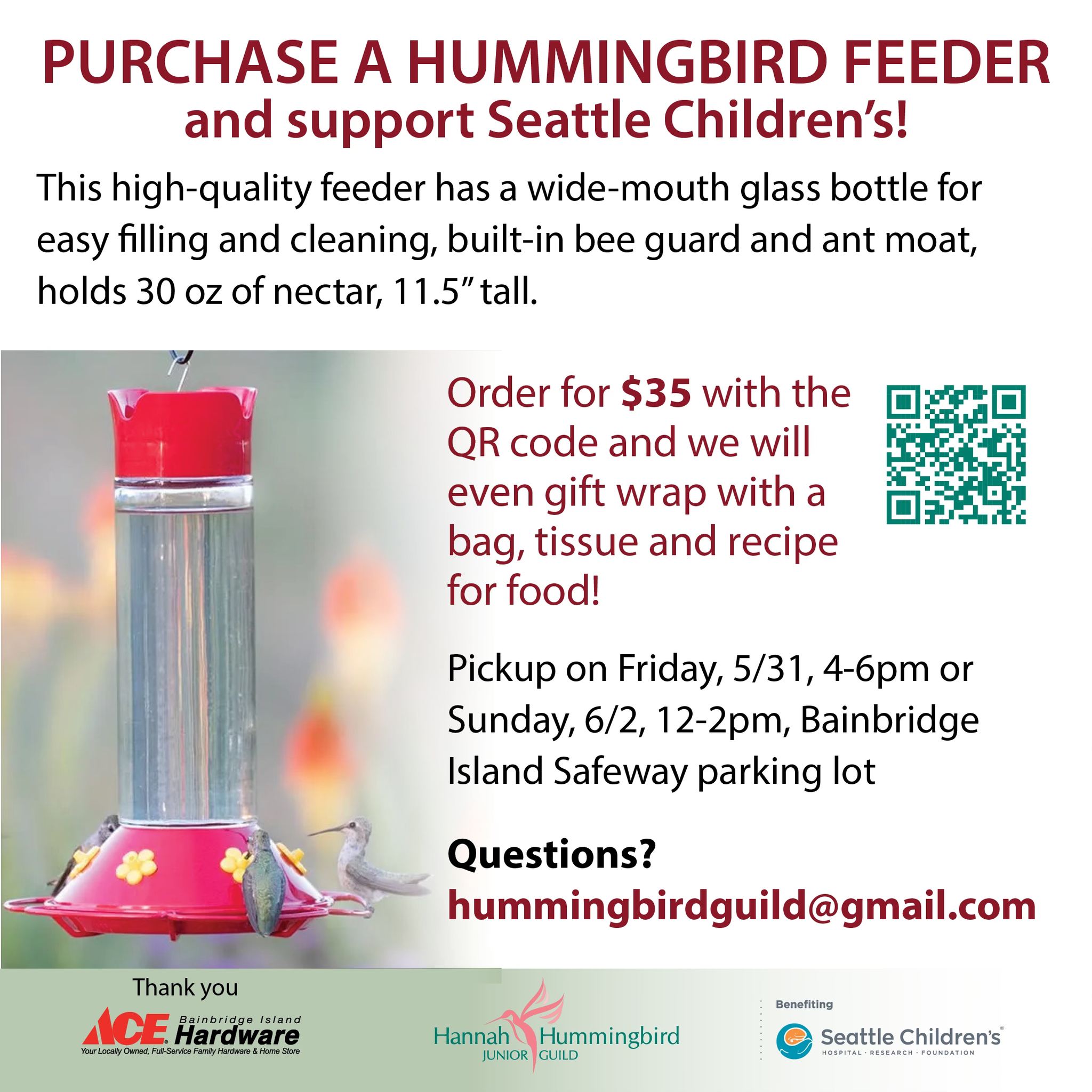 Hannah Hummingbird Junior Guild