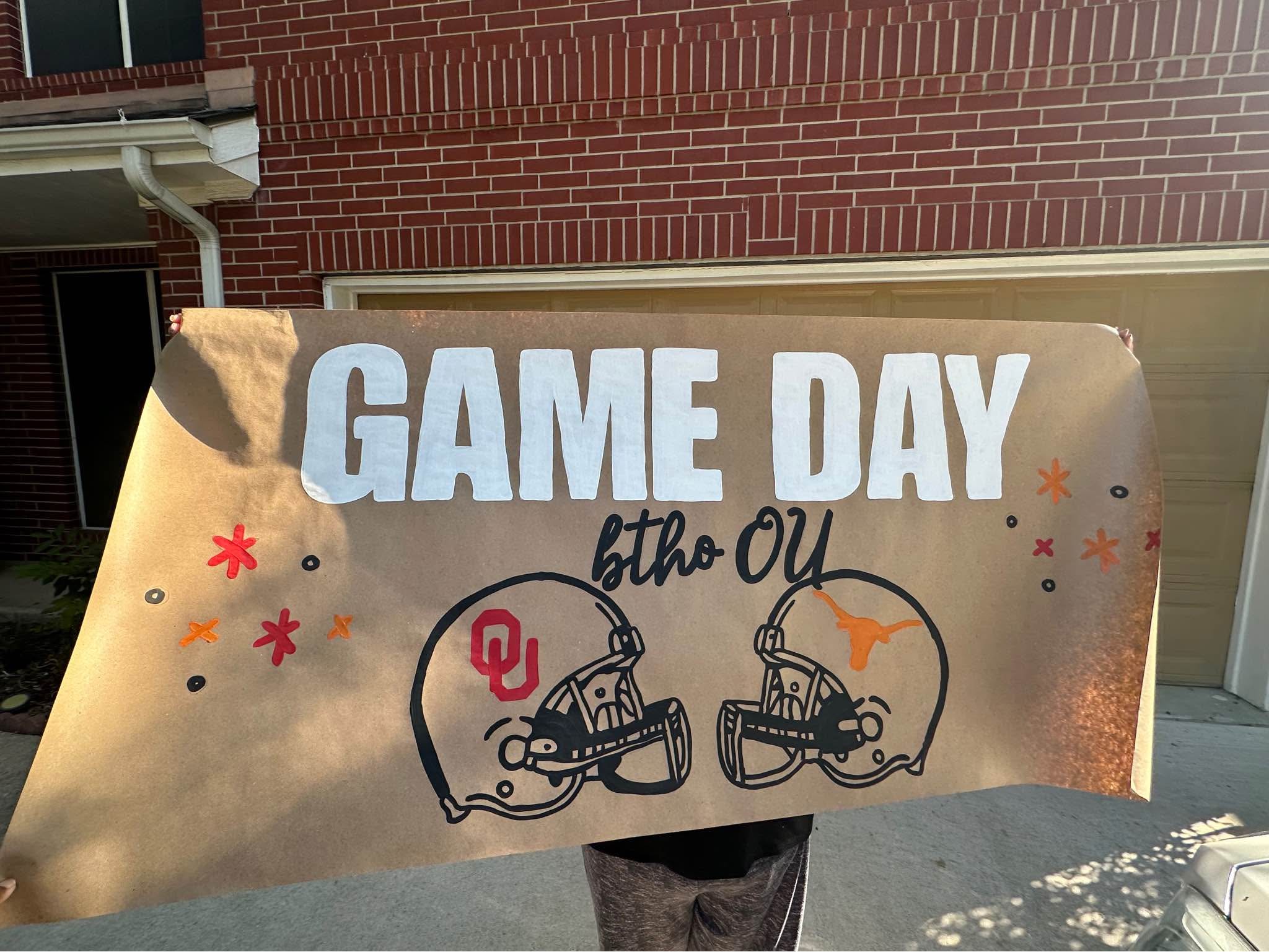 Red River Rivalry Banner - Decals, Stickers & Vinyl Art - Round Rock ...