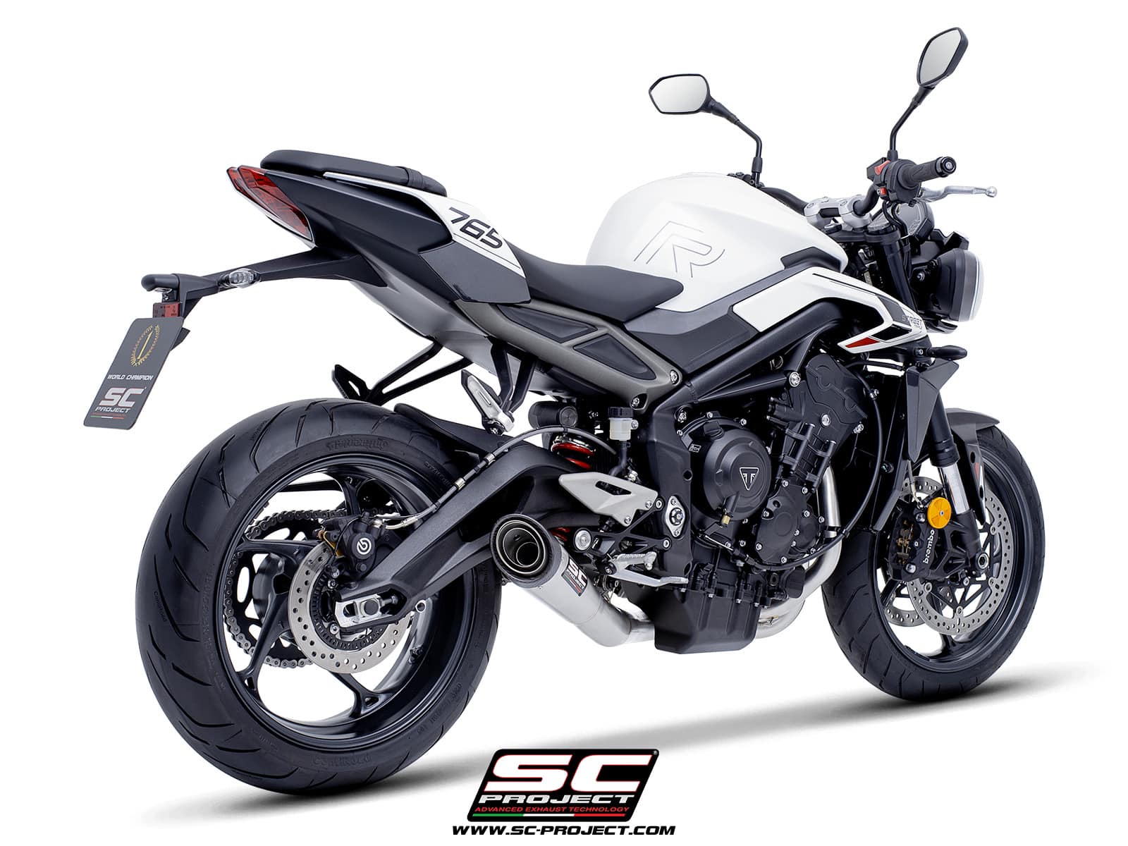 SC-Project SC1-R carbon fiber version for Triumph Street Triple