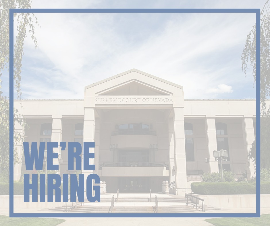 Is a new job on your holiday... - Nevada Appellate Courts | Facebook