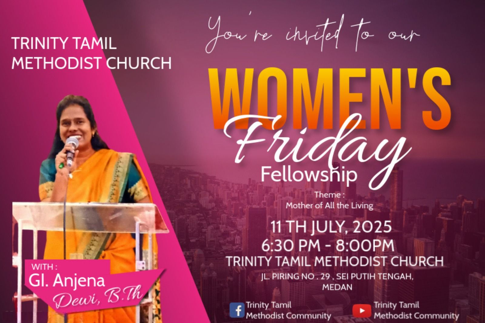 Trinity Tamil Methodist Community | Medan