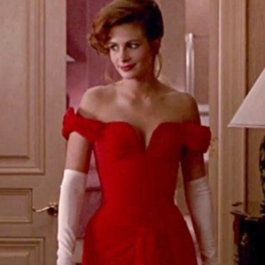 julia roberts red dress in pretty woman  LausenCrafts Julia Roberts Red Gown Pretty