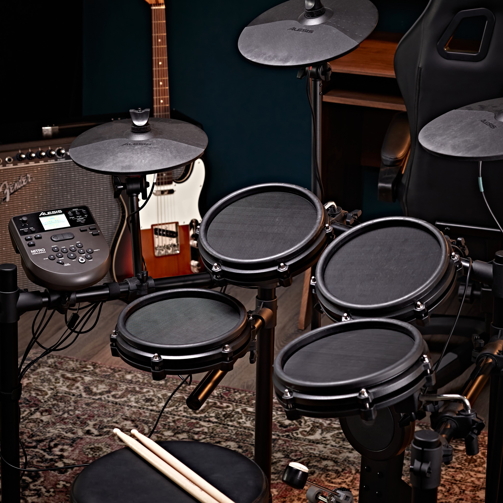 Gear4music - The Alesis Nitro Mesh kit is the perfect...