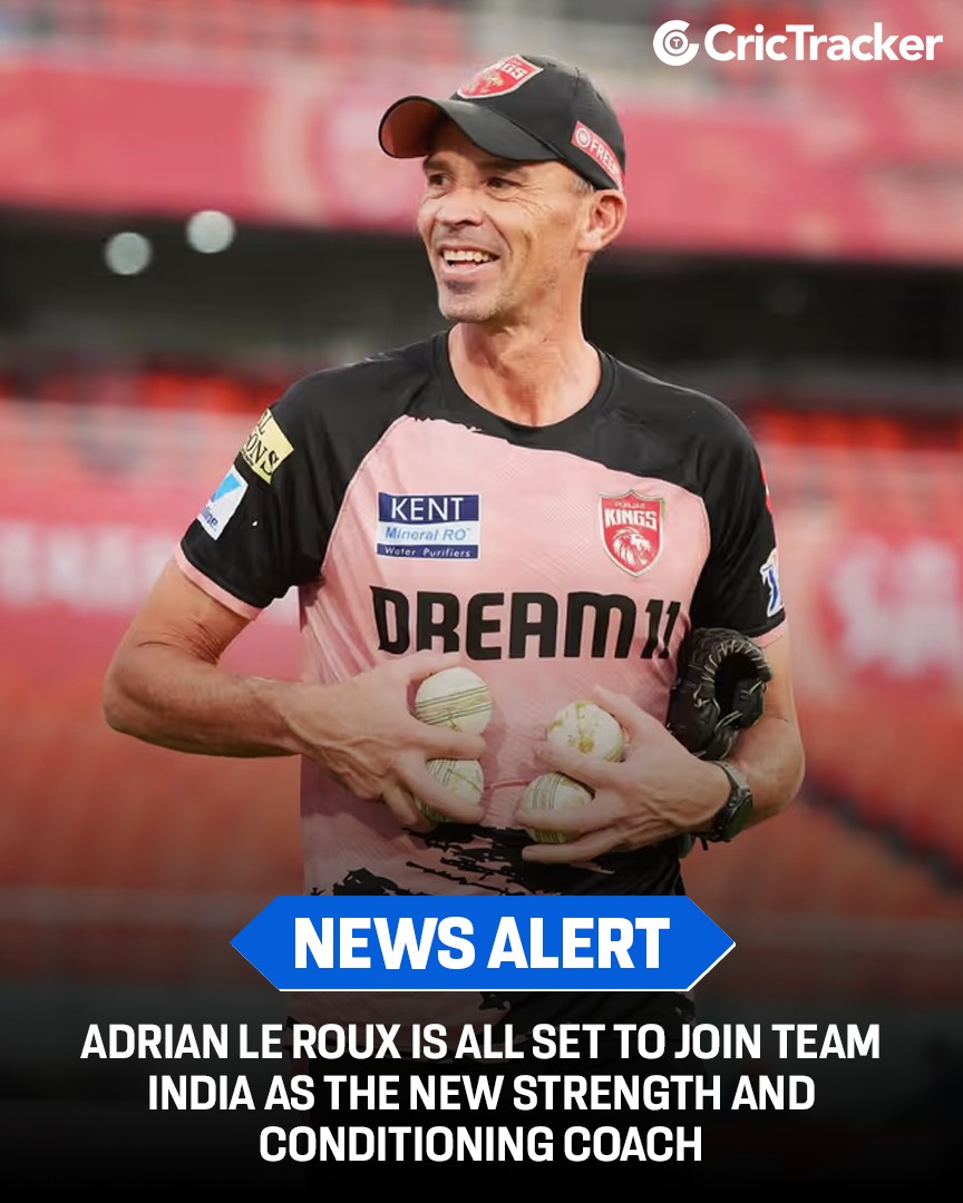 Adrian Le Roux has confirmed he'll... - CricTracker India | Facebook