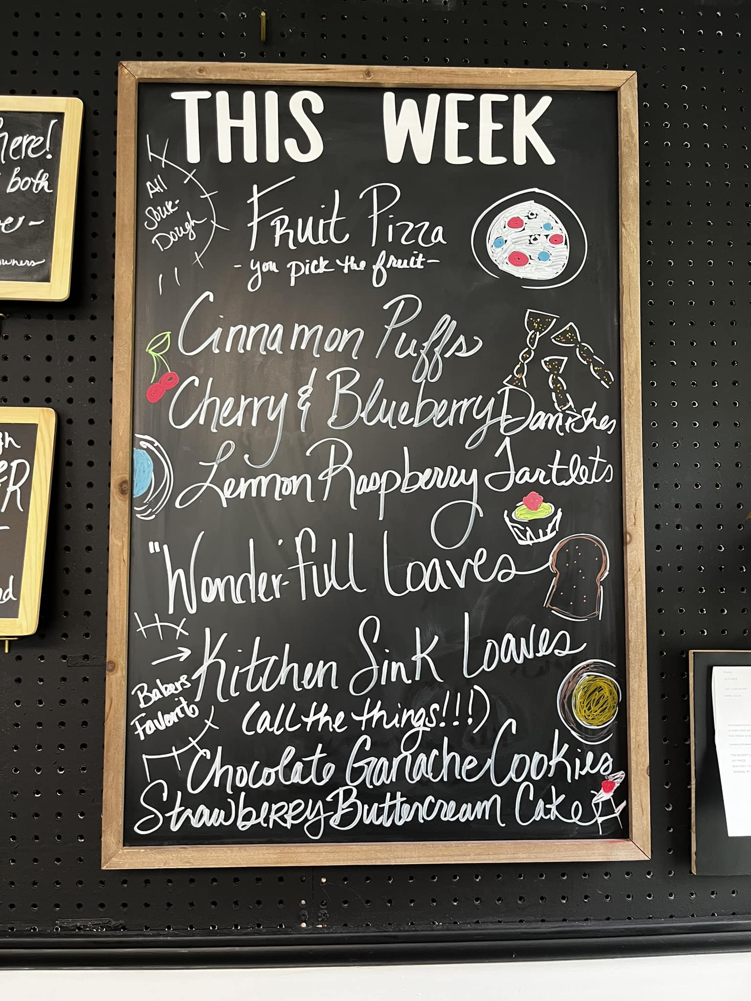 The Bakery - This weeks menu for Friday August 22 Regular menu items- I ...