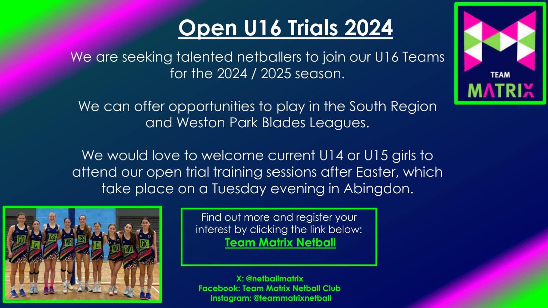 Team Matrix Netball Club