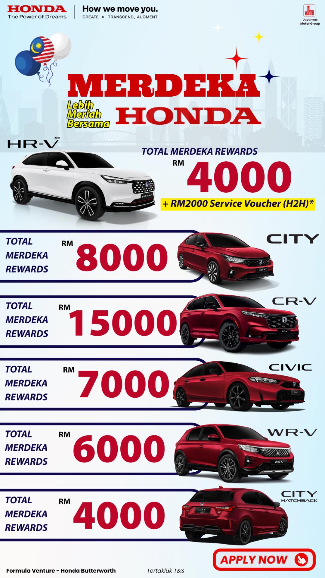 𝐌𝐞𝐫𝐝𝐞𝐤𝐚 🇲🇾 𝐌𝐞𝐫𝐝𝐞𝐤𝐚 🇲🇾 𝐌𝐞𝐫𝐝𝐞𝐤𝐚 🇲🇾... - Honda with Hakimi | Facebook