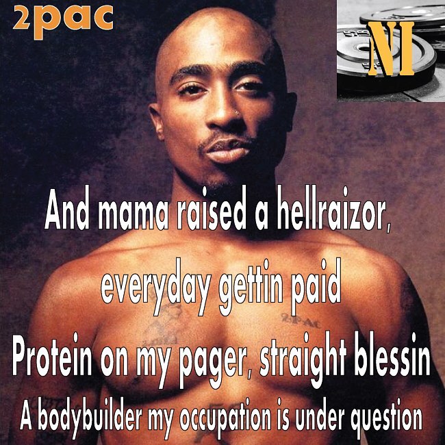 Nation Iron - Tupac the Hip Hop legend. RIP. Rapping about the ...