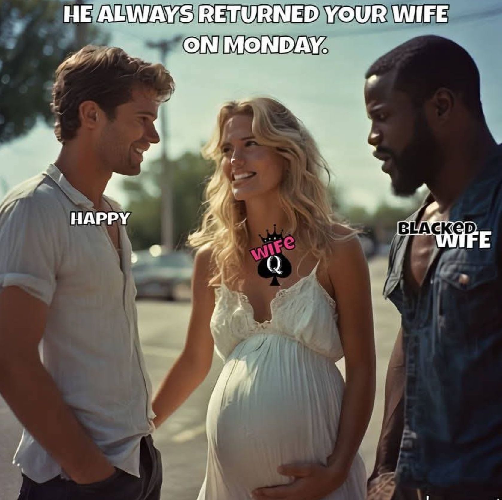 White women being bred black | Facebook