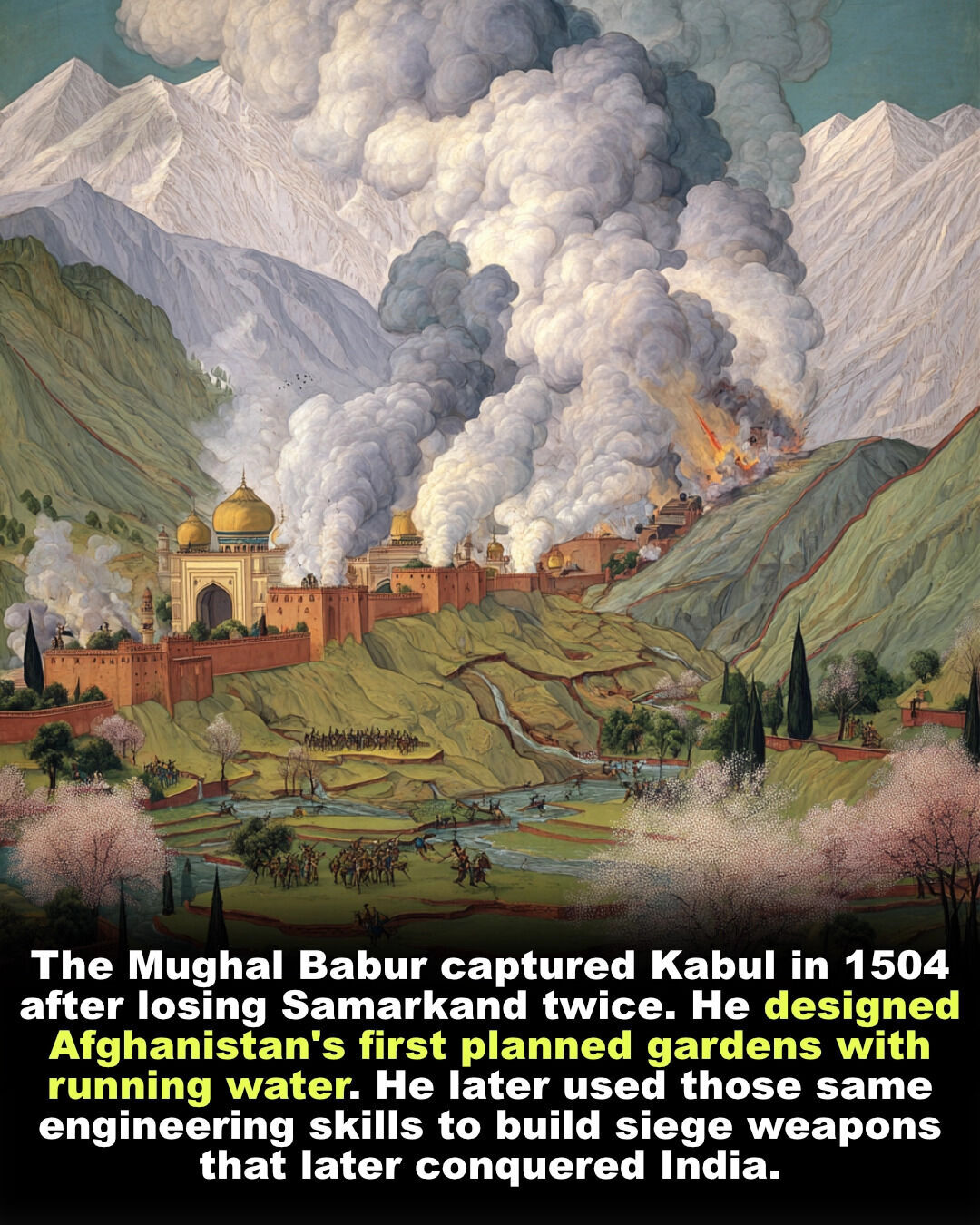 History Oasis - In 1504, Babur, a descendant of Timur and... | Facebook