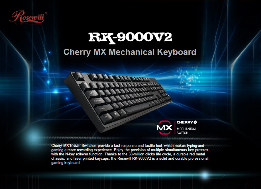 Envisimple Accessories - Rosewill RK-9000 V2 cherry MX Mechanical (ENG ...