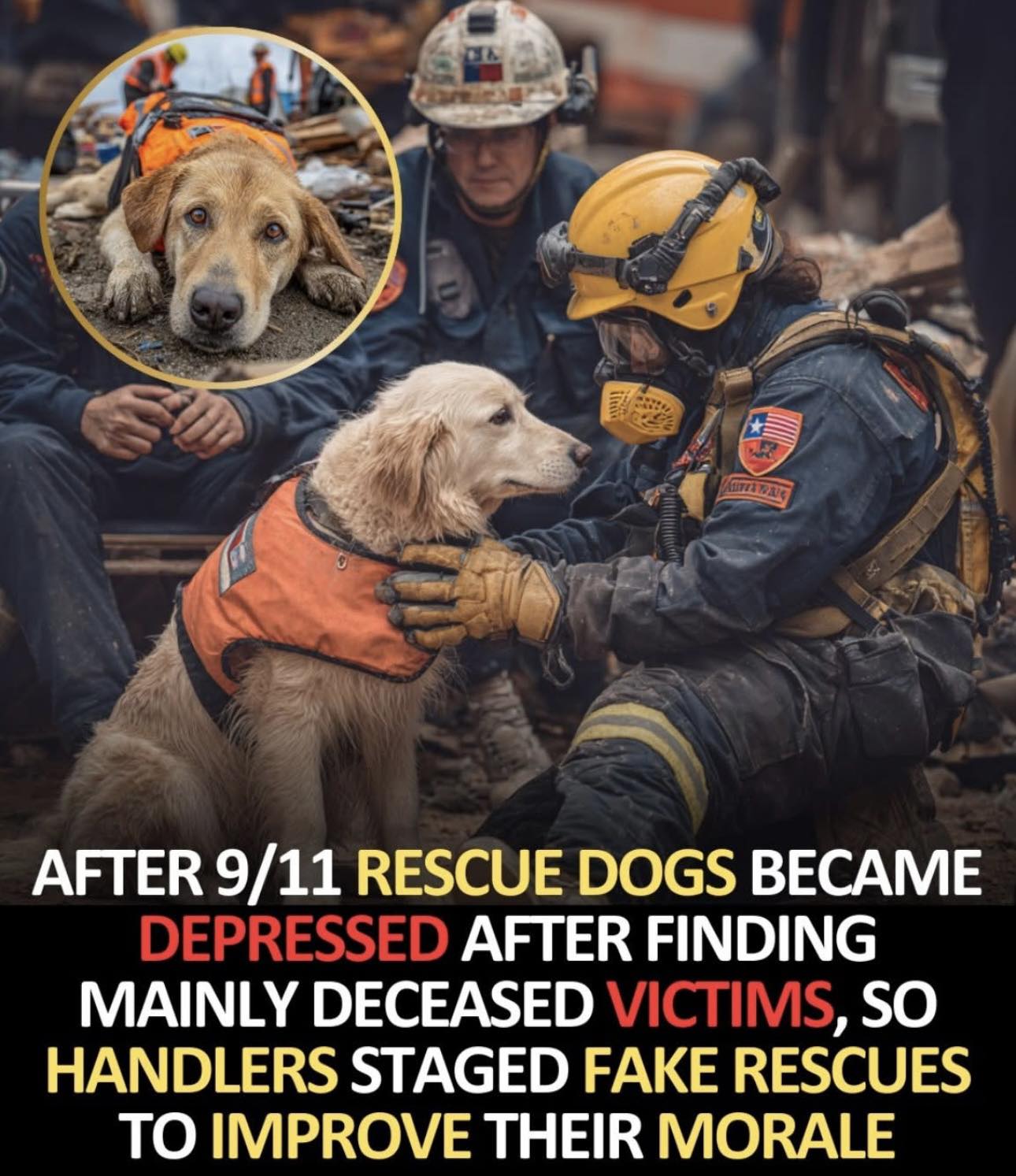 Jaquel - After 9/11, search and rescue dogs worked day and night at ...