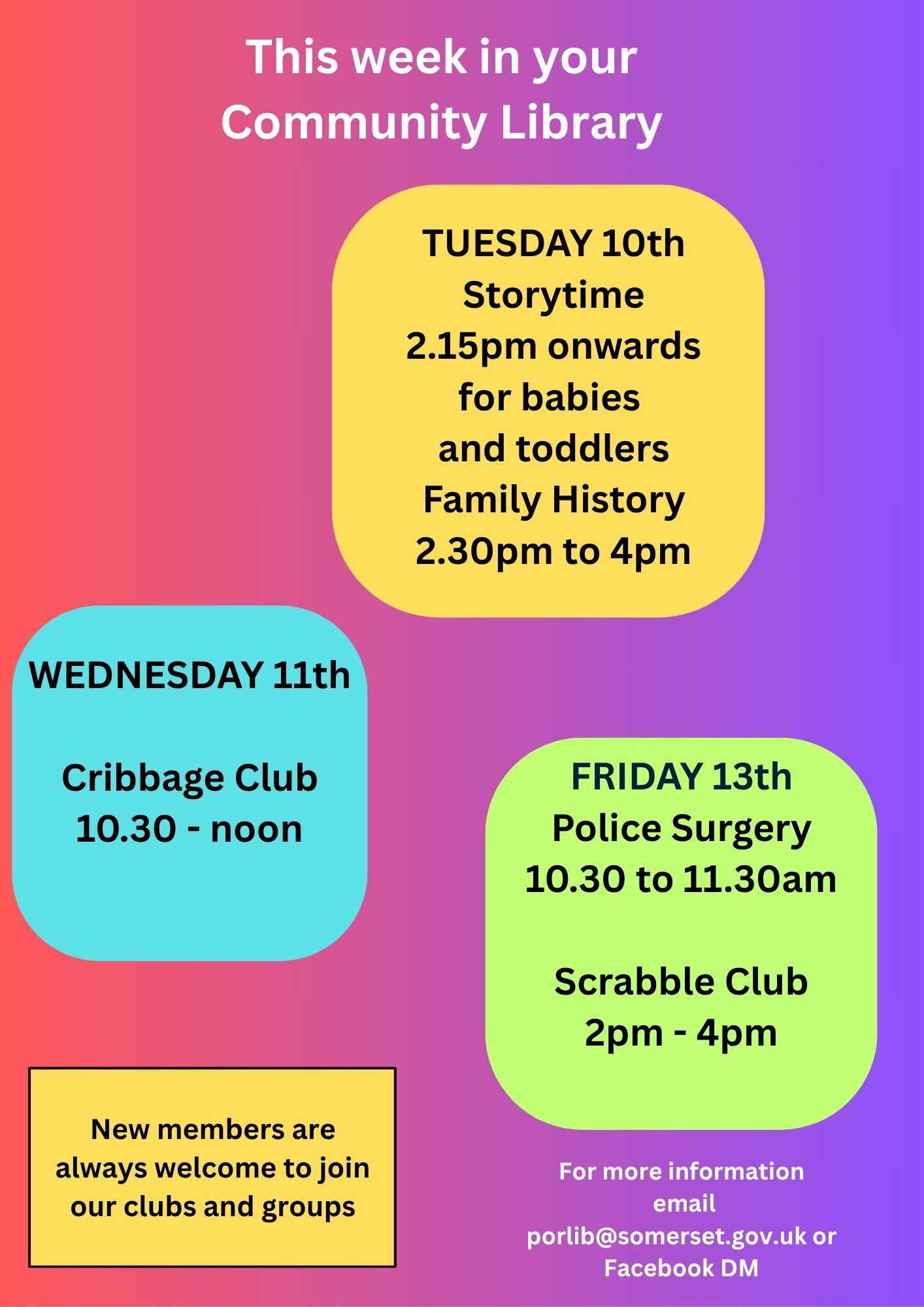 Porlock Community Library | Minehead