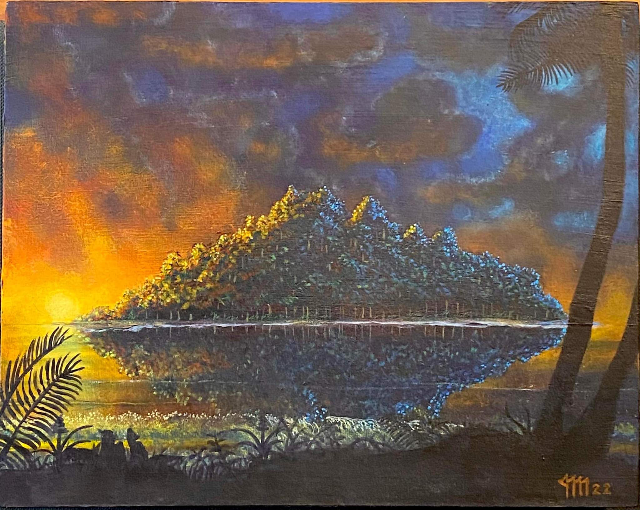 Jesper Myrfors' fantastic Magic the Gathering plains diptych art