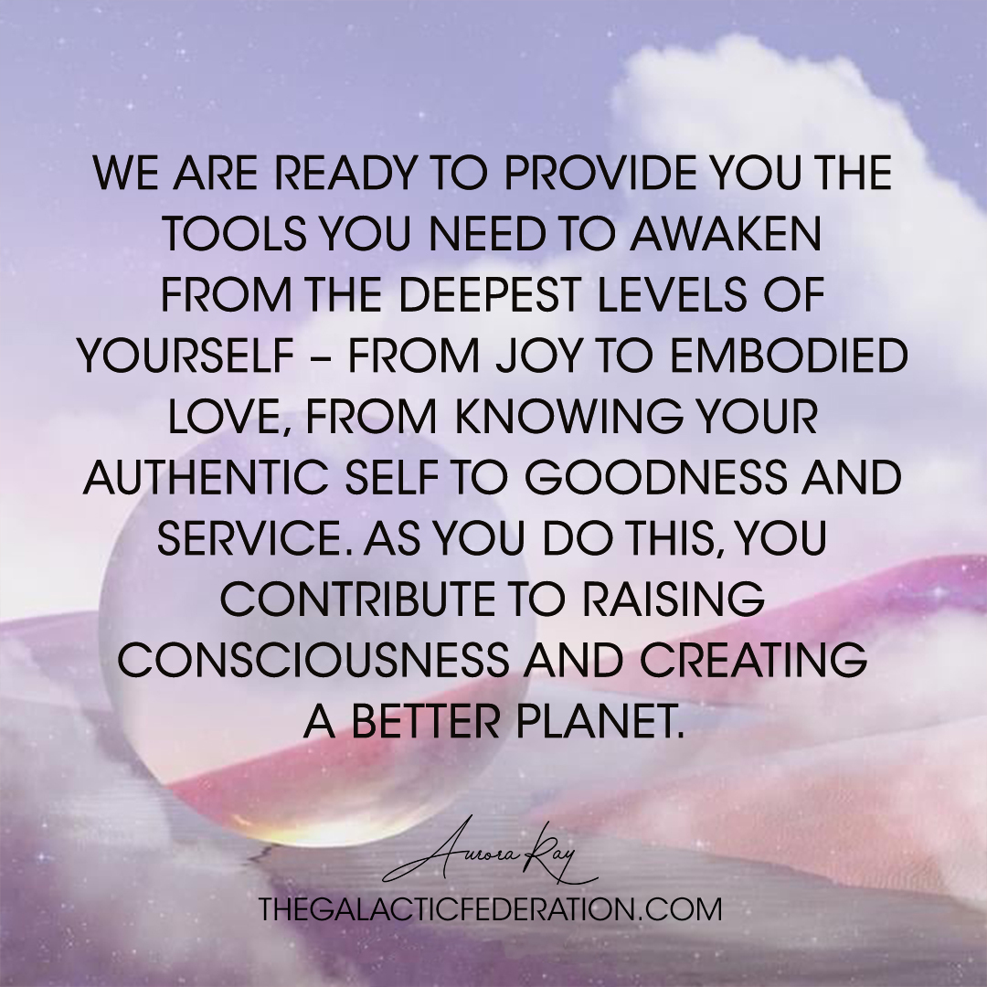 Aurora Ray - ️ New Message From the Galactic Federation...