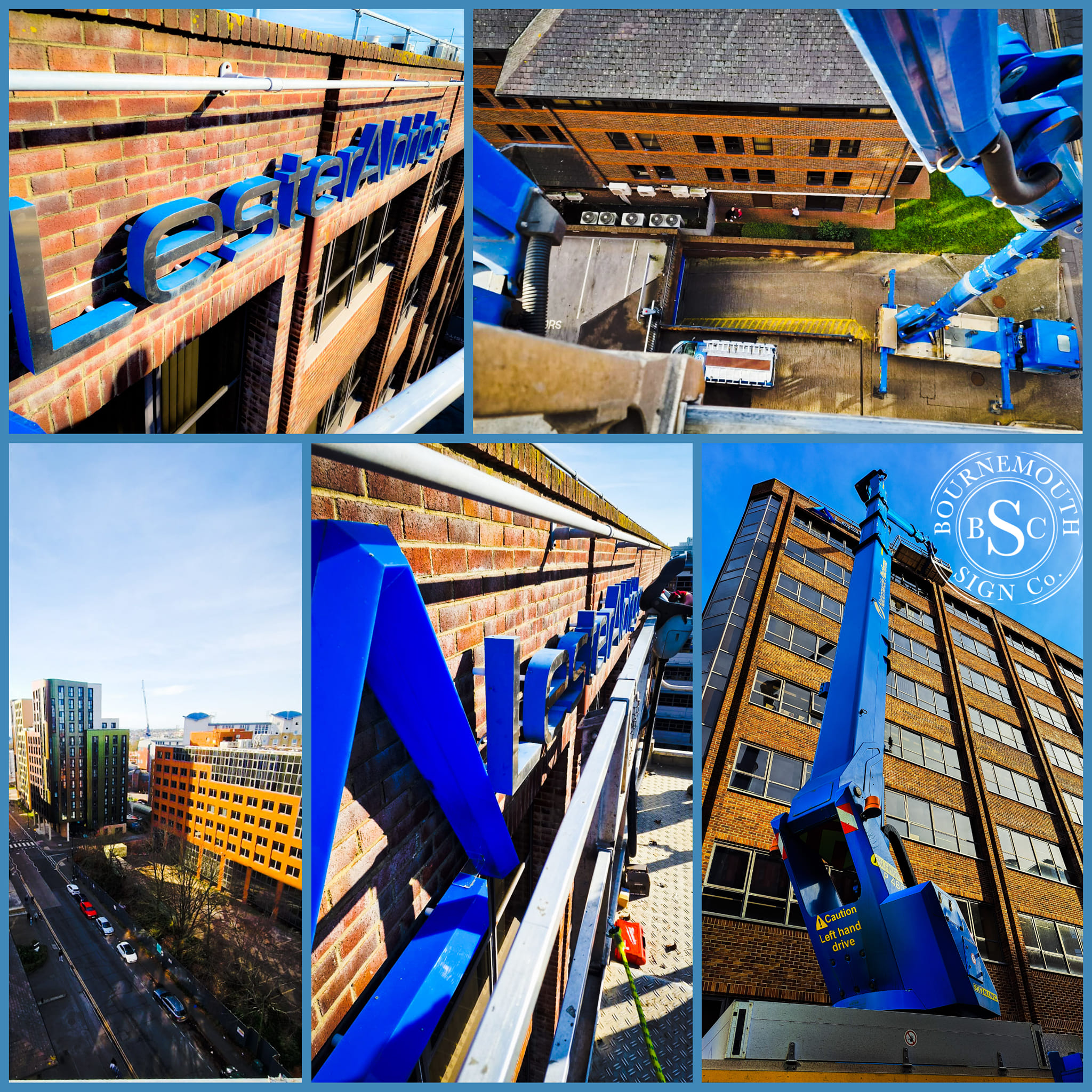 Bournemouth - A sky-high Sunday for Bournemouth Sign Co! A day well ...