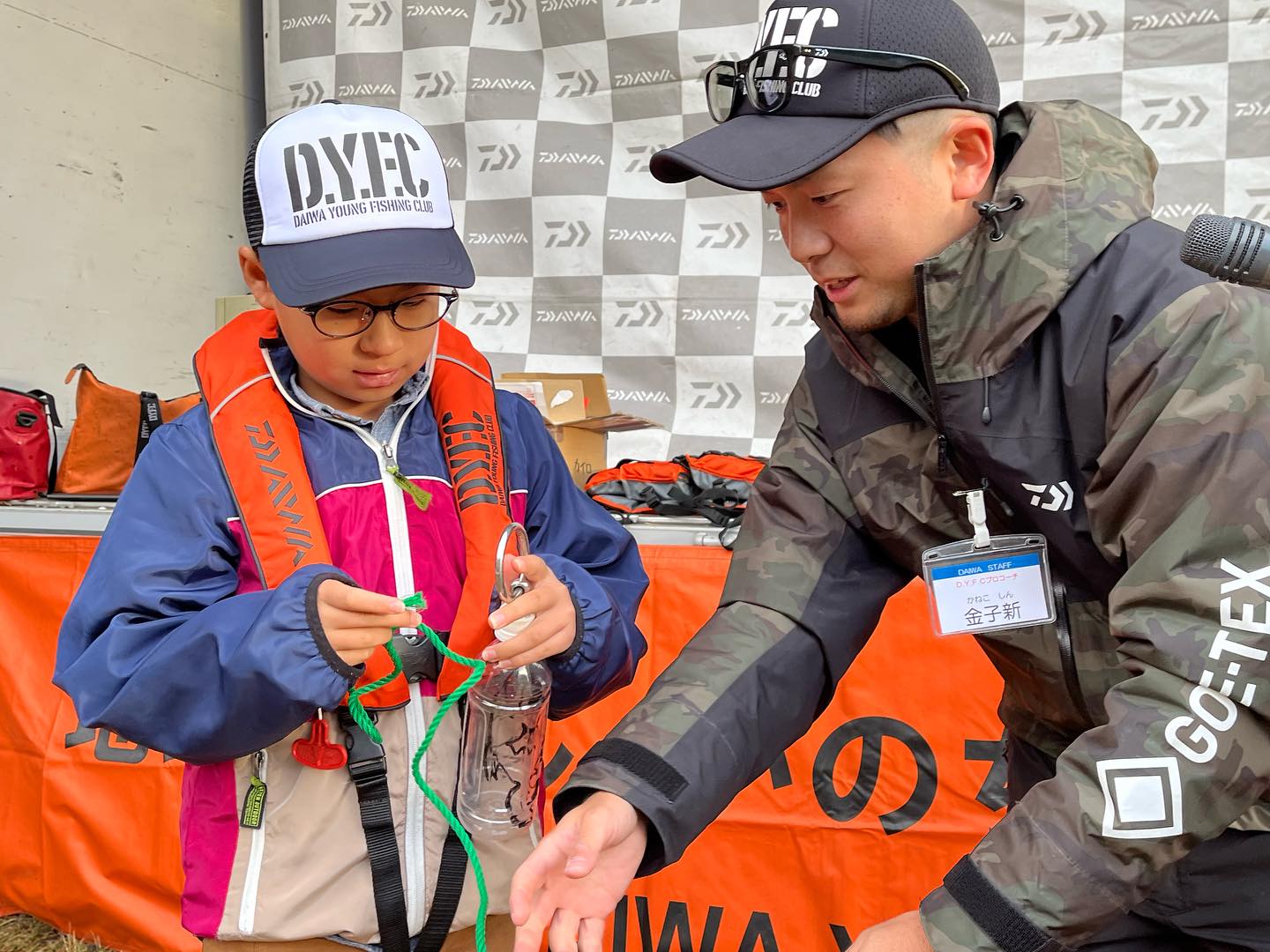 DYFC - 結びにチャレンジ！ しっかり結べるようになりました^ ^！ #dyfc1976 #dyfc...