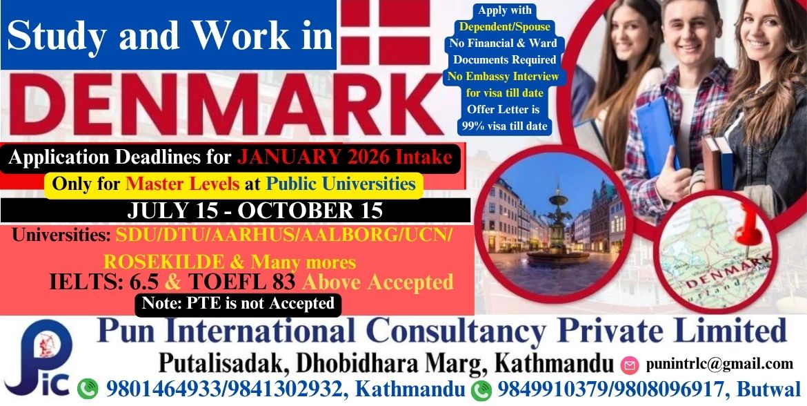 Pun - Study, Work & Settle with Family in Denmark डेनमार्क!!!!! 🇩🇰 ...