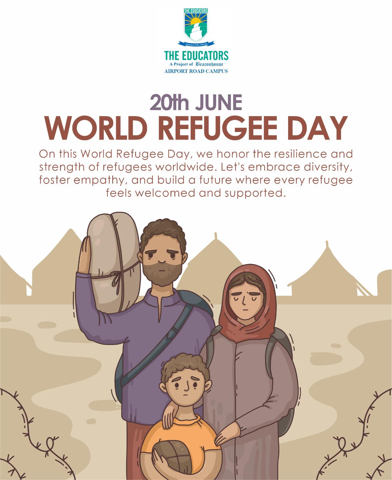 The Educators - On this world Refugee day, we honor...