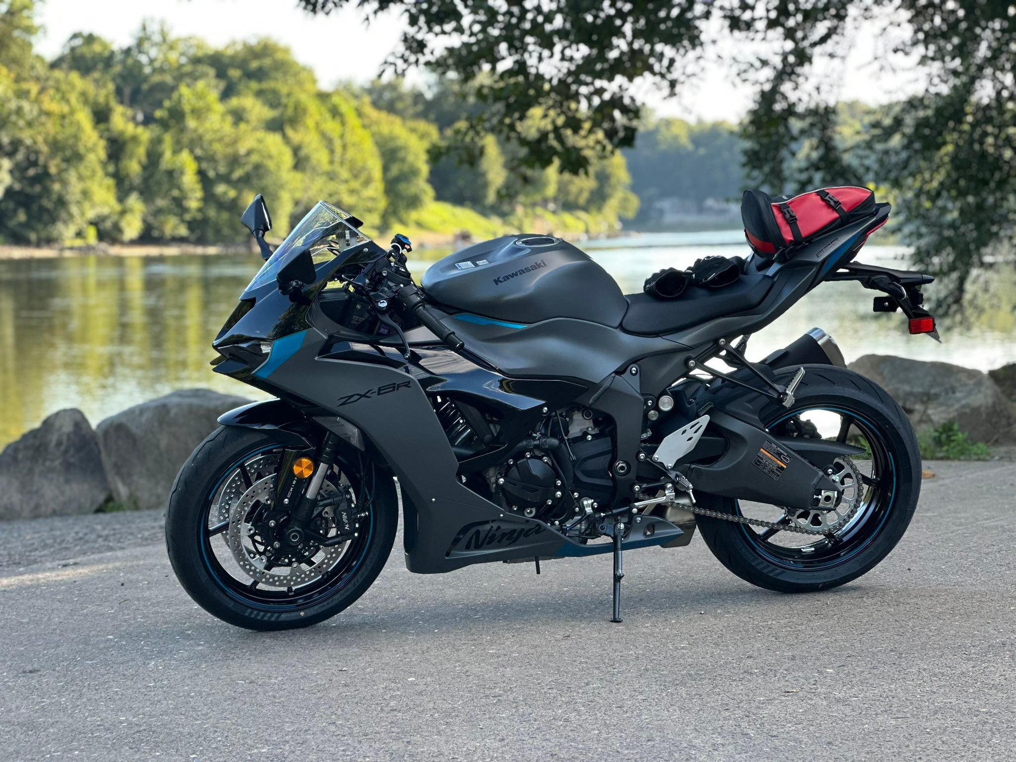 Scenic ride on new zx6r near Easton PA