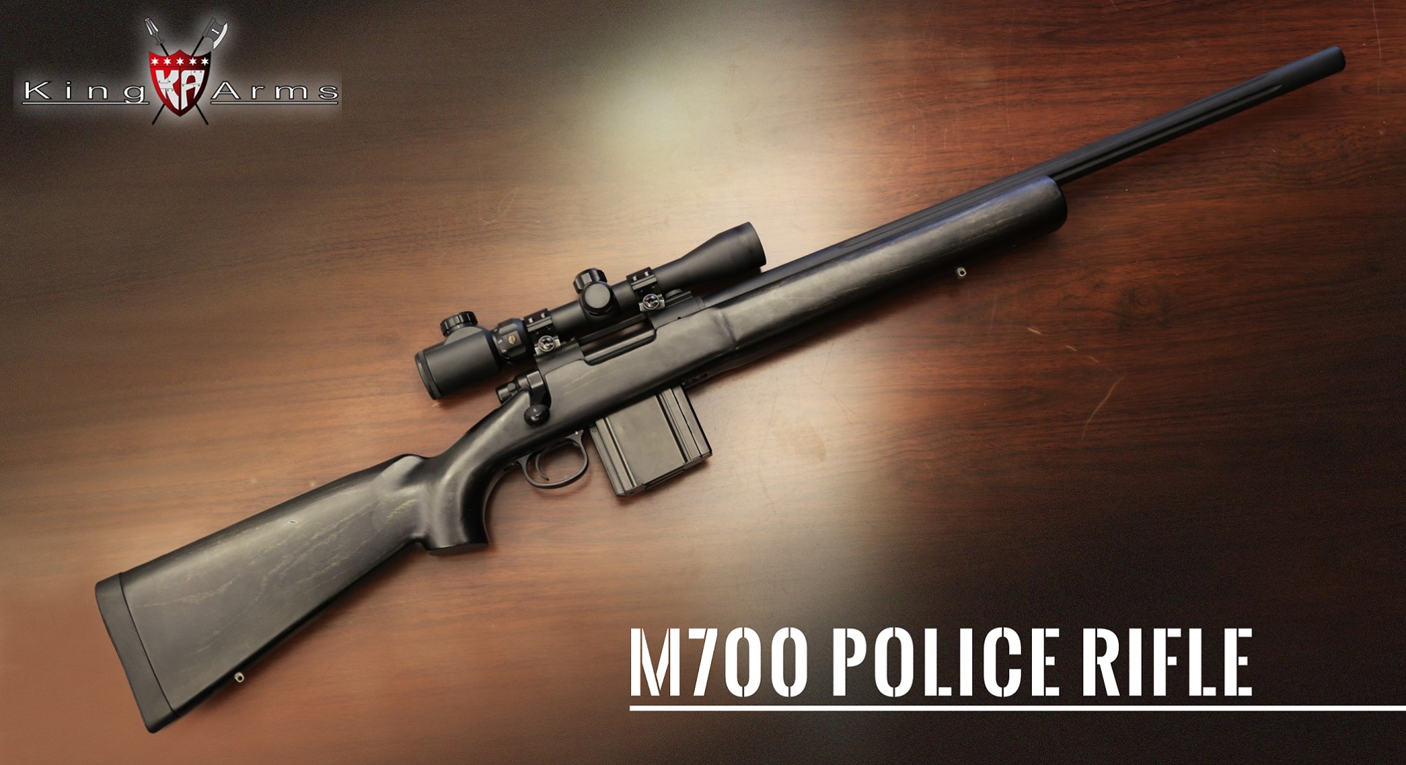 M700 Police Rifle 黑色全實木製作木托 ,... - King Arms Taiwan | Facebook