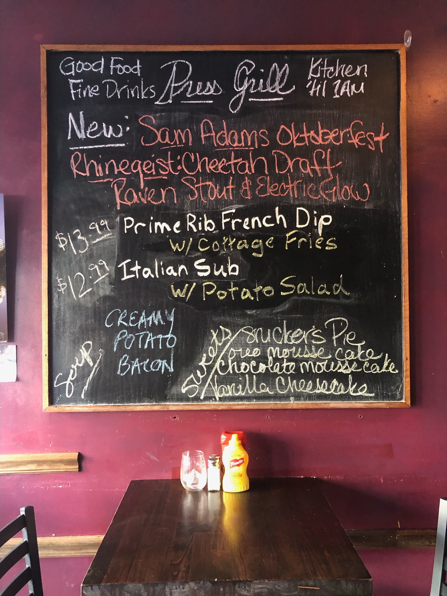Press Grill | Columbus OH