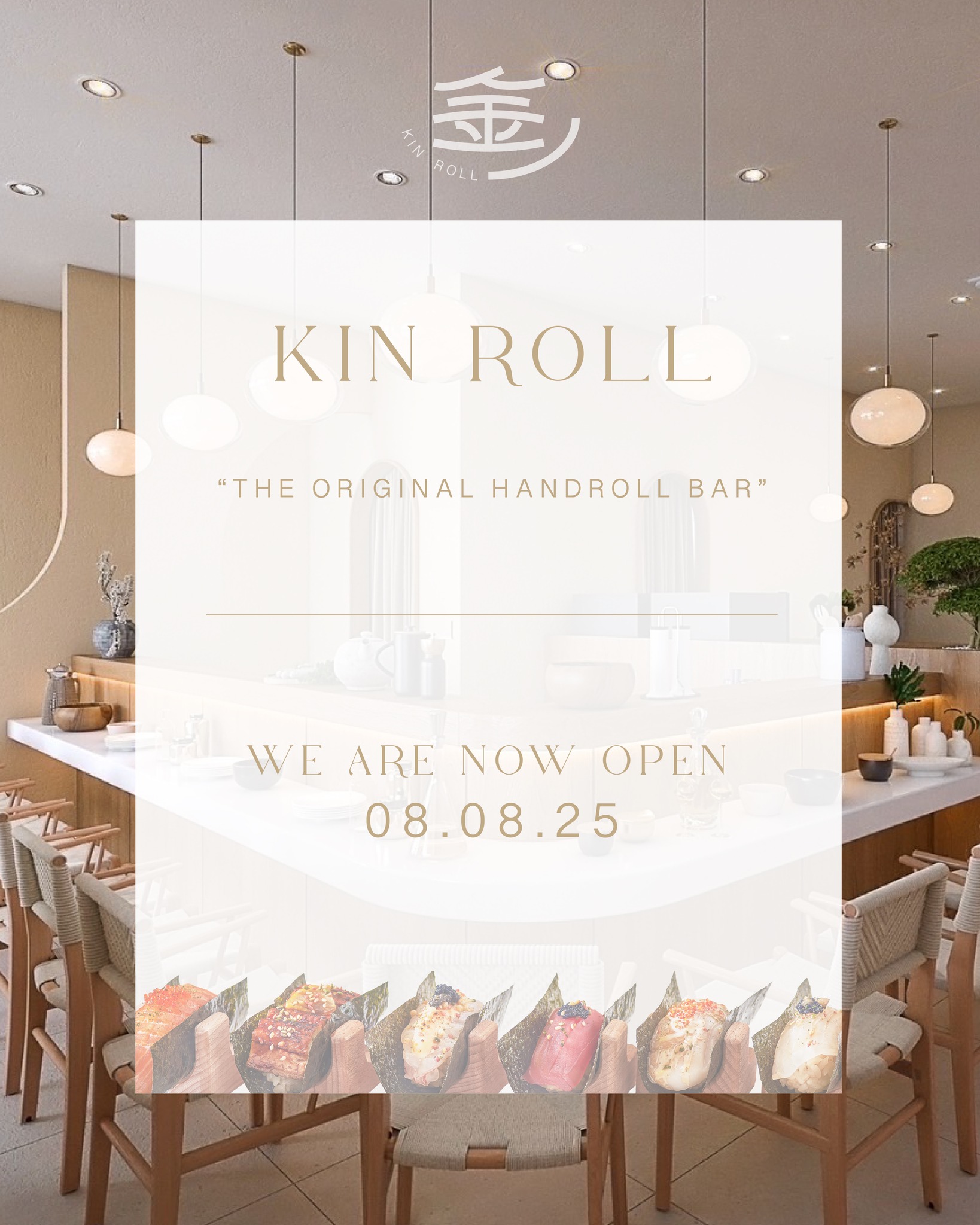 KIN ROLL ซูชิแฮนด์โรลบาร์ สาขาที่5... - Charn at the Avenue | Facebook