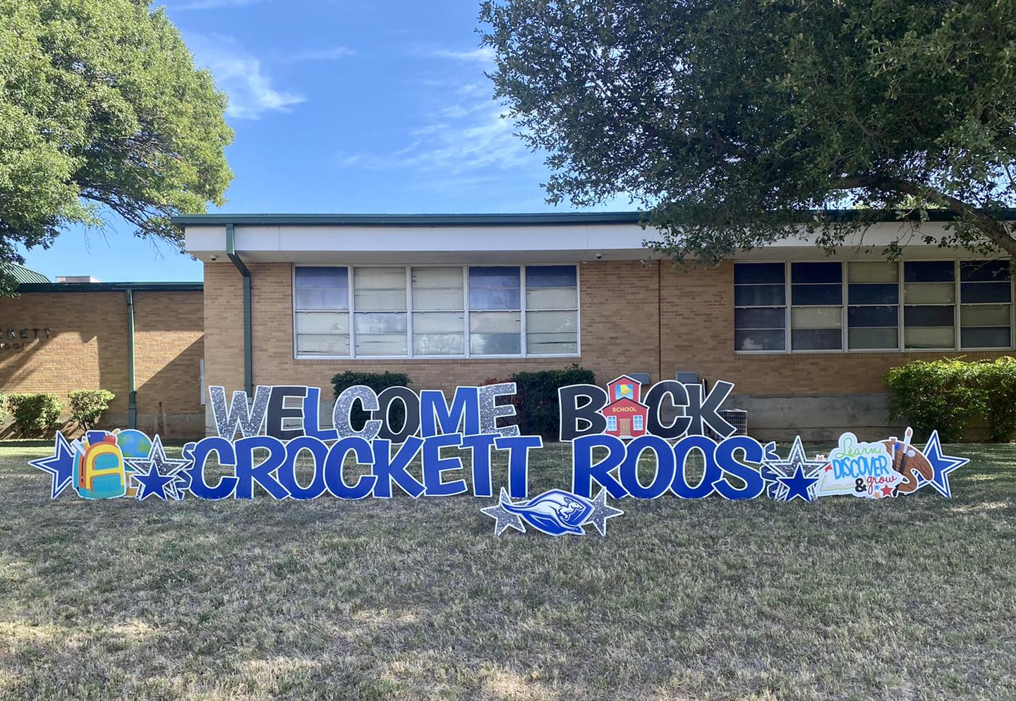 💙 🏫 Welcome Back, Crockett... - Sign Dreamers Parker County