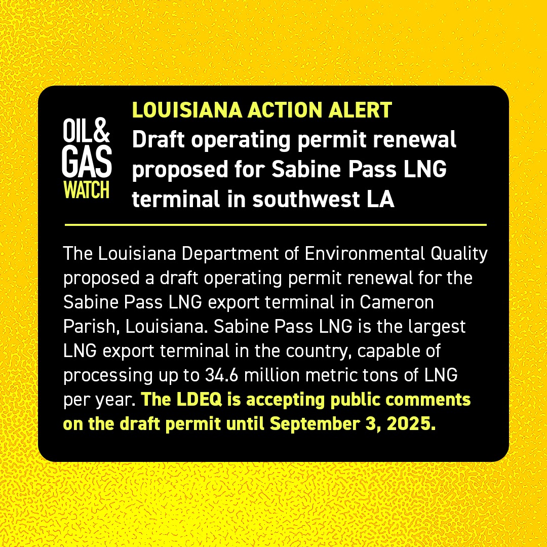 Draft operating permit renewal... - Oil and Gas Watch | Facebook