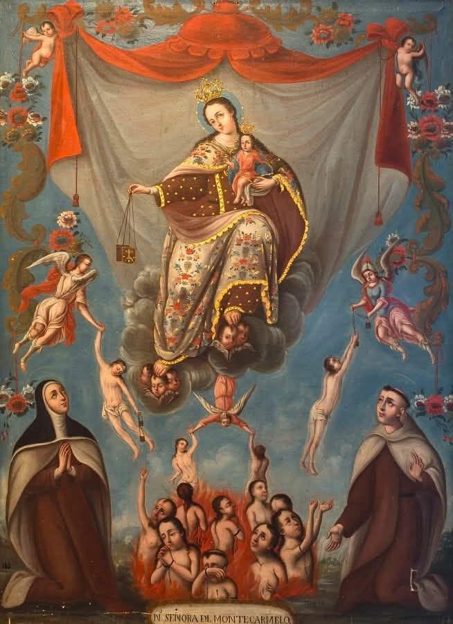 Anima - Oración a la Virgen del Carmen por las ánimas benditas del ...