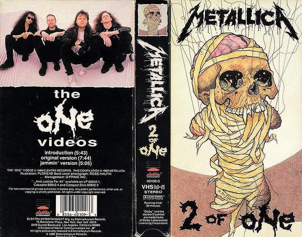 Metallica's video compilation DVD 1989-2004