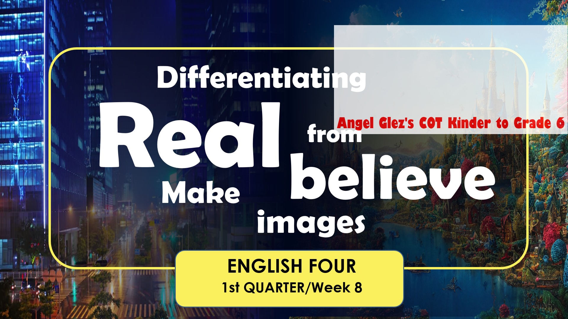 ENGLISH 4 1ST... - Angel Glez's COT kinder to Grade 6 | Facebook