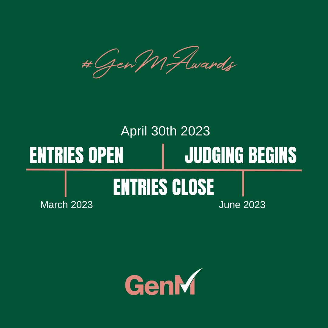 GenM - Less than ONE MONTH left to enter the #GenMAwards to honour the ...