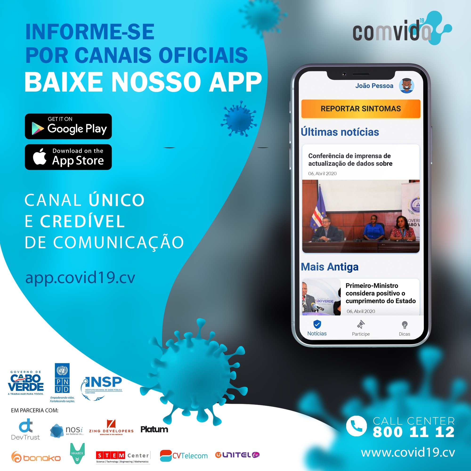 Cabo Verde Digital Download The Official App For Covid 19 In Cabo Verde For Android Https Drive Google Com File D 1u33 Zsiktiome1ork734eqnmoihifbes View For Apple Https Apps Apple Com Cv App Comvida Id1508185208 Mt 8 Visit The Website Www