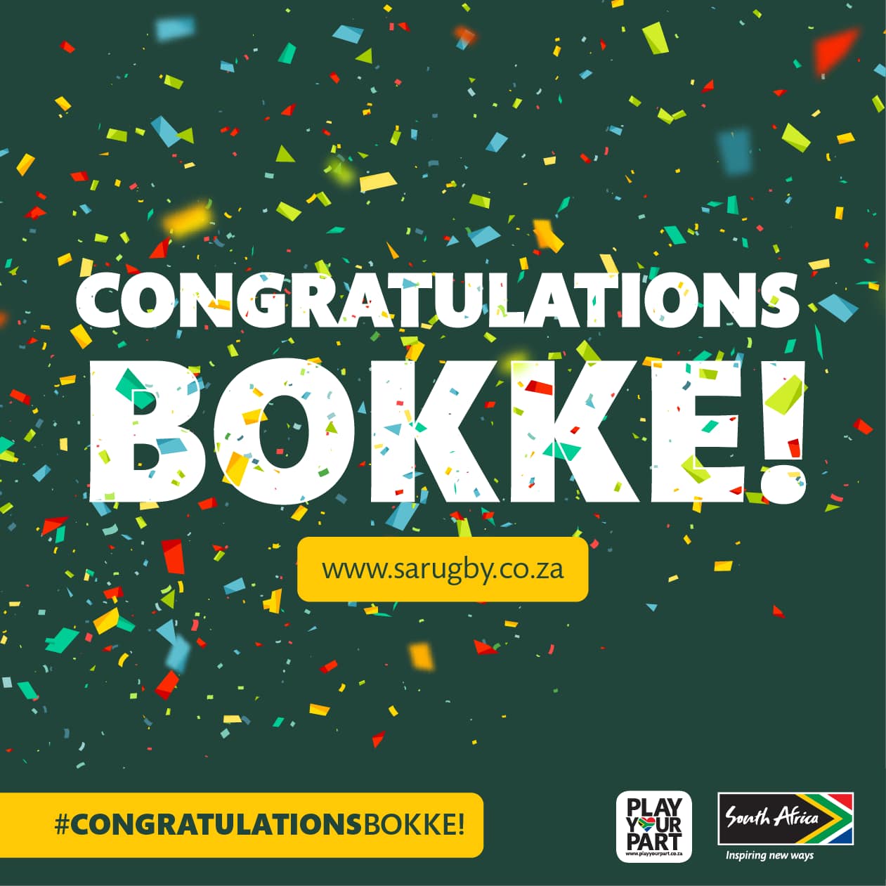 CONGRATULATIONS... - Official Brand South Africa