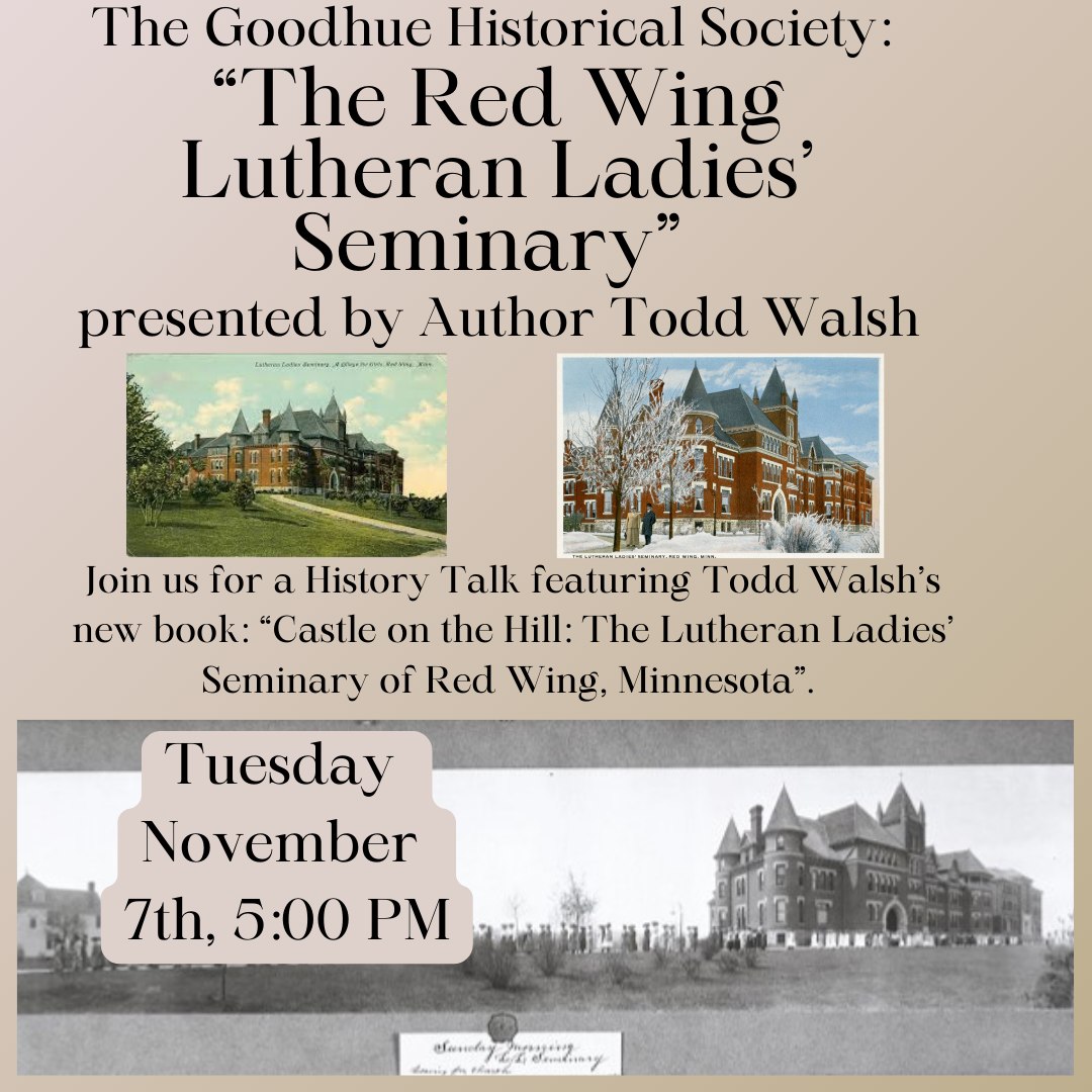 Todd Walsh will... - Friends of the Red Wing Public Library